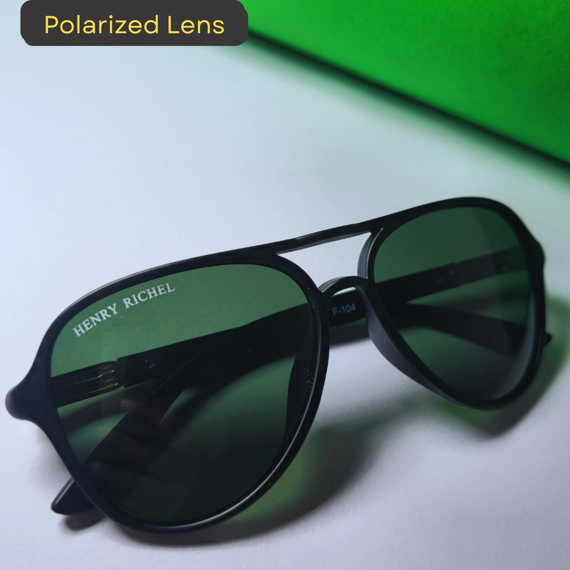 Graceful Green Sage Polarized Sunglasses by henry richel 1159