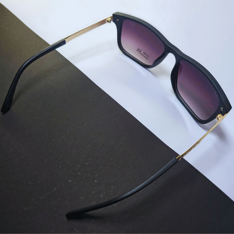 Latest Dabang Stylish square purple Sunglasses For Unisex 1020