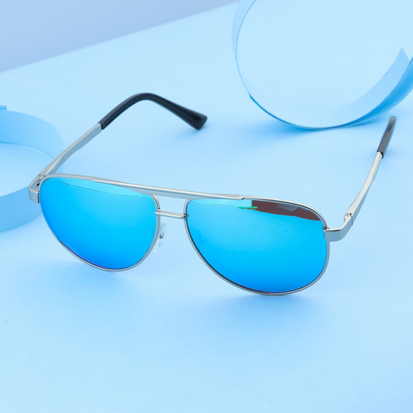Aqua sine aviator Sunglasses by henry richel 1143