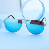 Aqua sine aviator Sunglasses by henry richel 1143