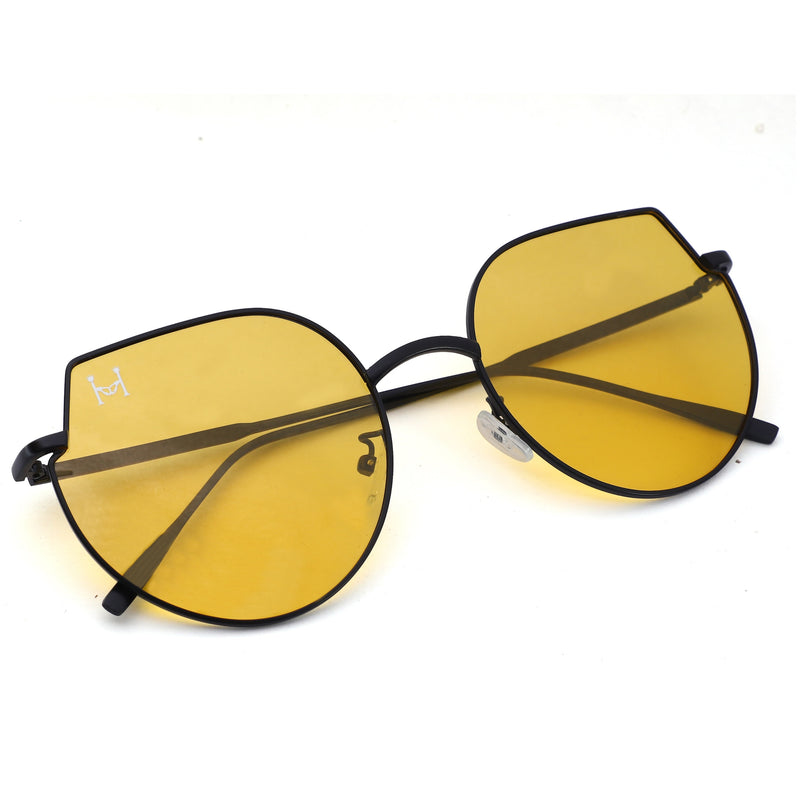 Henry Richel Bumblebee Night Driving Black Frame Polarized Sunglasses For Unisex 1153