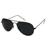 Henry Richel Fancy Aviator Black To Black Sunglasses 1005