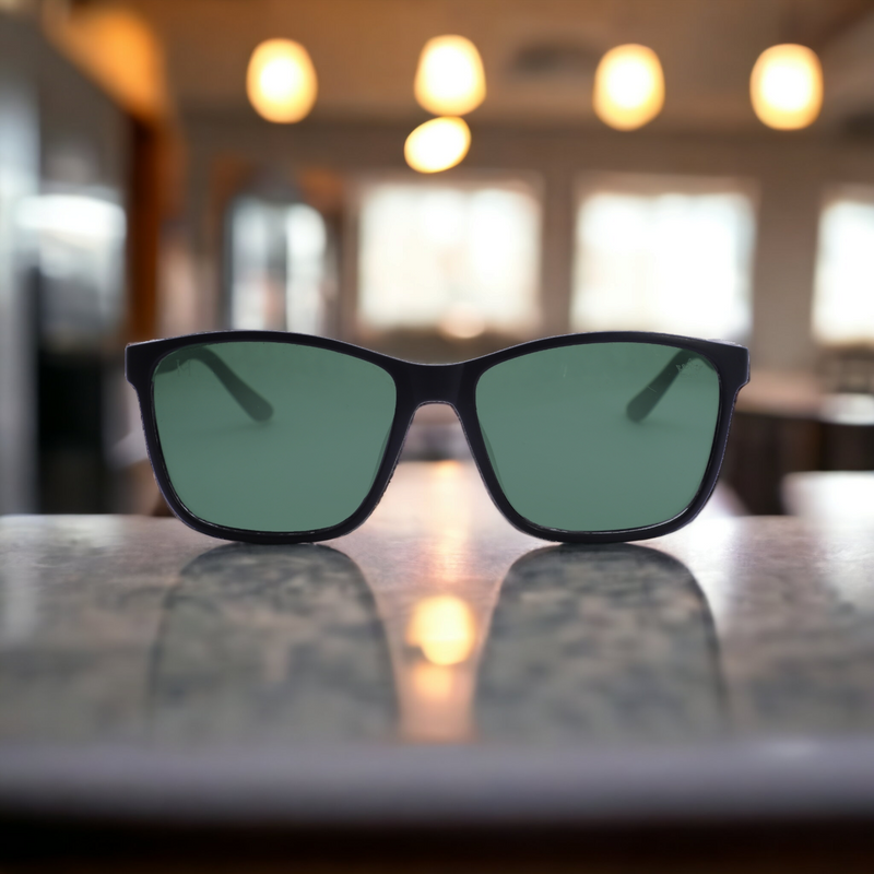 Henry Richel Latest Trendy Aviator Green Lens Sunglasses For Unisex 1022