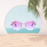 Pink White To Gold unisex Sunglasses 2251