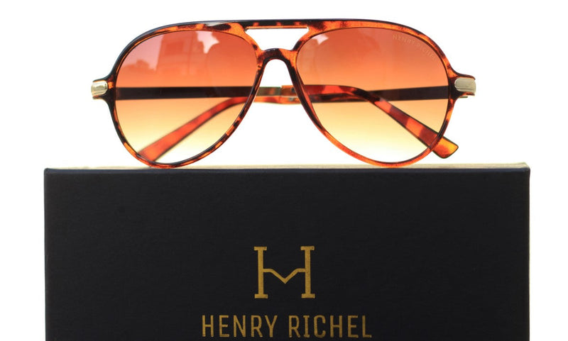 Brown Daynight Lens Tiger Brown Frame For Men By Henry Richel 1138