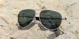 Green Lens Gold Frame  For Men By Henry Richel 1144