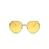 Henry Richel Yellow Sterling Silver Polarized Sunglasses For Unisex 1152
