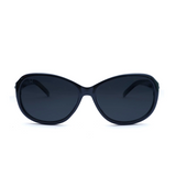 Black To Black Oval Goggels Sunglasses For Unisex 2243