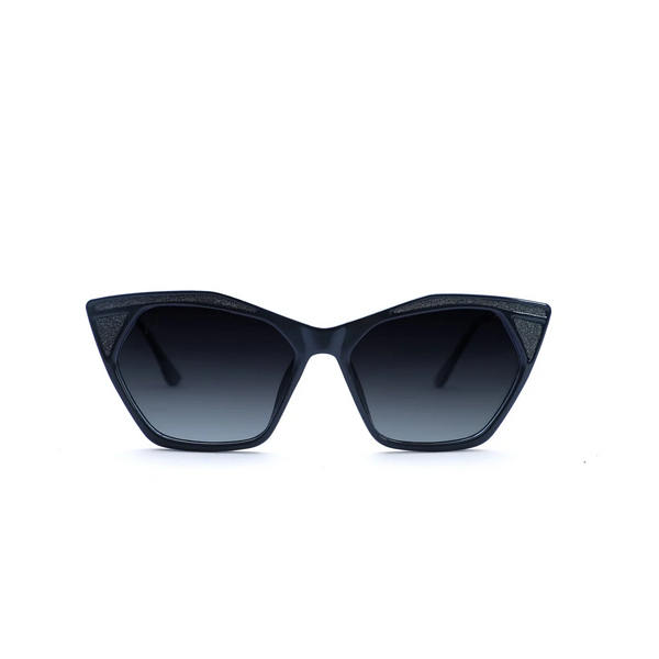 Uv Protection Black To Blue Gold  Sunglasses 2268