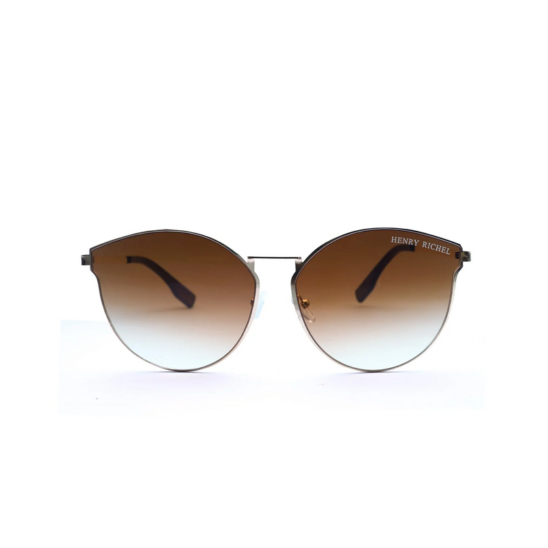 Butterfly Designe Brown To Gold Sunglasses 2261