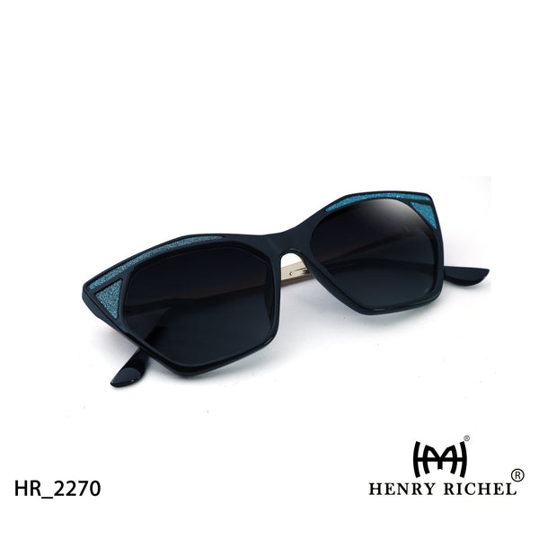 Women Summer Black To Blue Gold  Sunglasses 2270