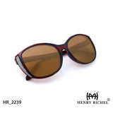 Cateye Brown To Silver Sunglasses 2239