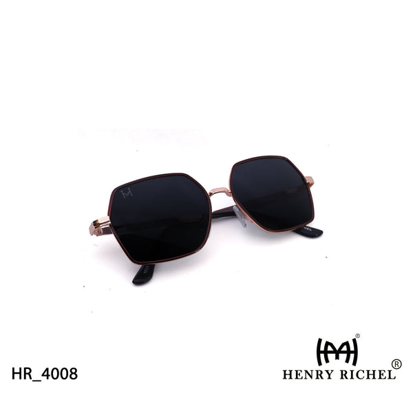 Henry Richel  Black  To  Dark Red Rose Gold  For Baby Boy  Eyewear 4008