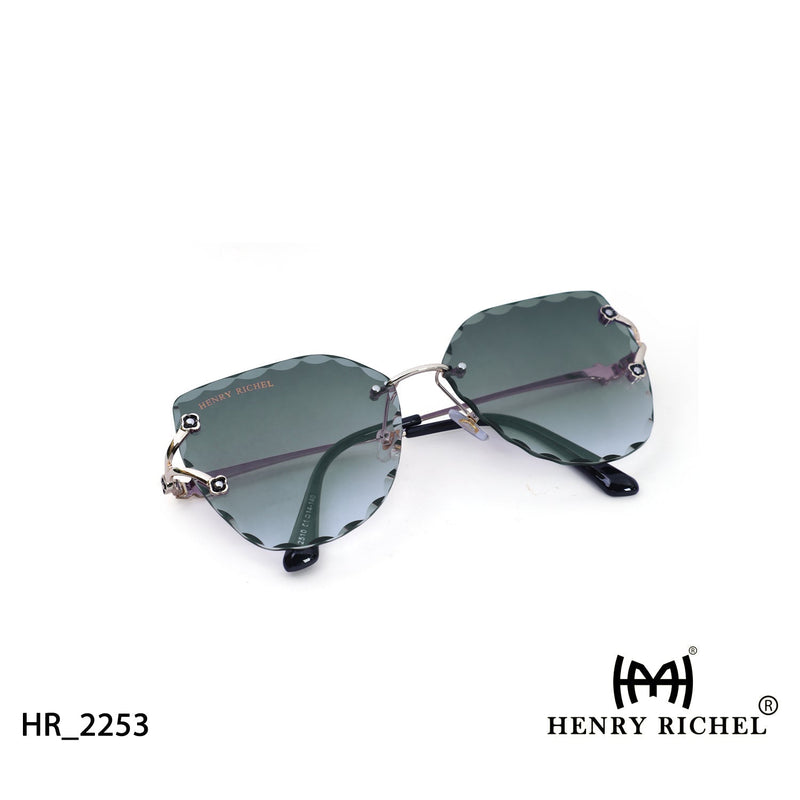 Black To Gold Butterfly Women Sunglasses by henry richel 2253