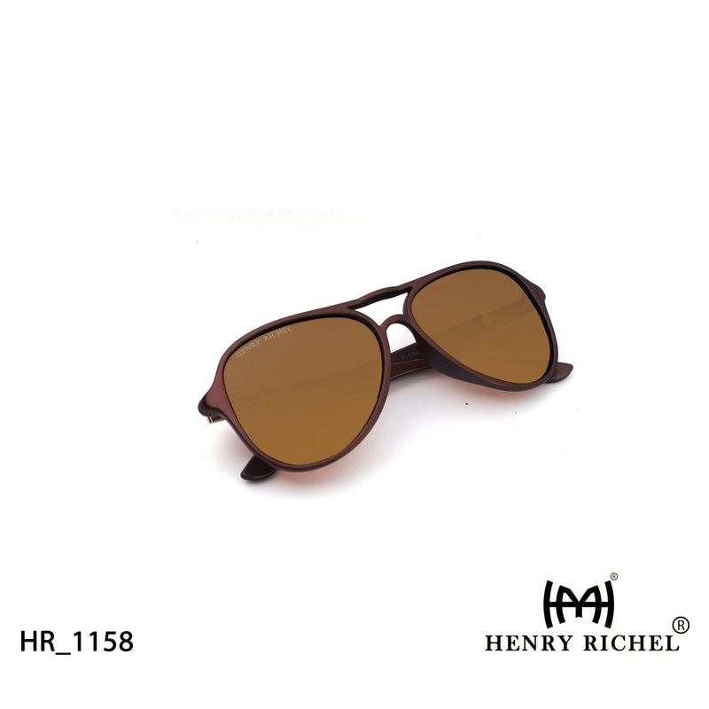 Henry Richel Shiny Russet Polarized Sunglass For Men 1158