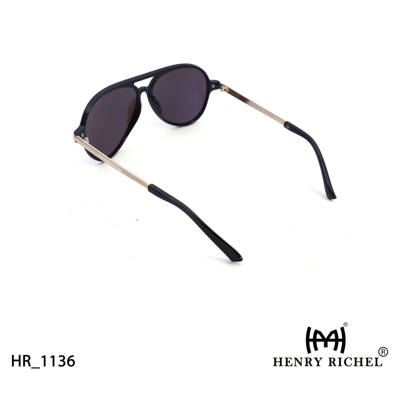 Parrot Mercury Lens Black Frame  For Men By Henry Richel 1136