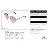 Pink White To Gold unisex Sunglasses 2251