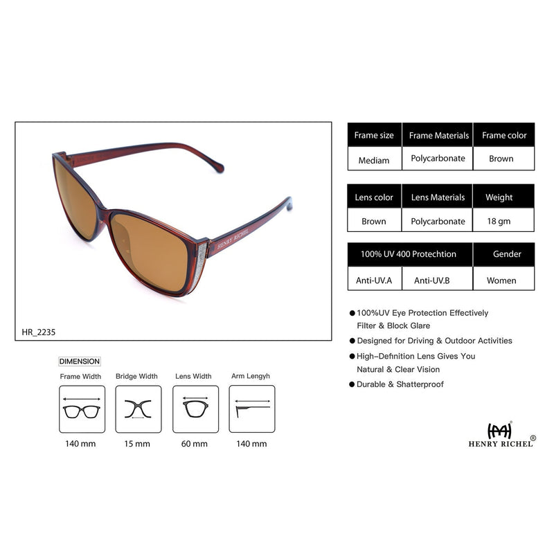 Oval Brown To Silver Sunglasses 2235