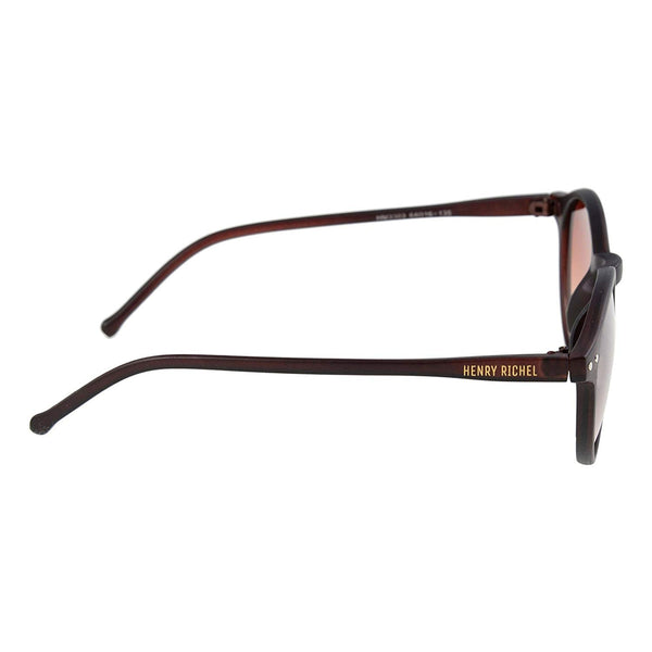 Henry Richel Latest Stylish Round Brown Lens Sunglasses For Unisex 1007