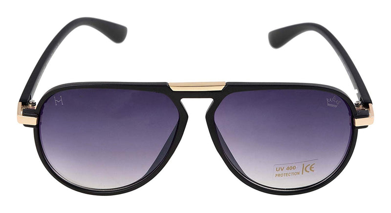Latest Fancy Aviator Black Lens Sunglasses